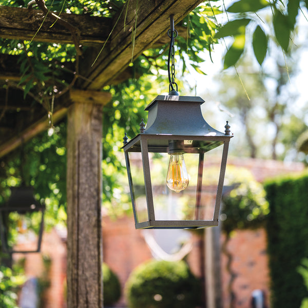 Blenheim Hanging Lanterns - Zinc