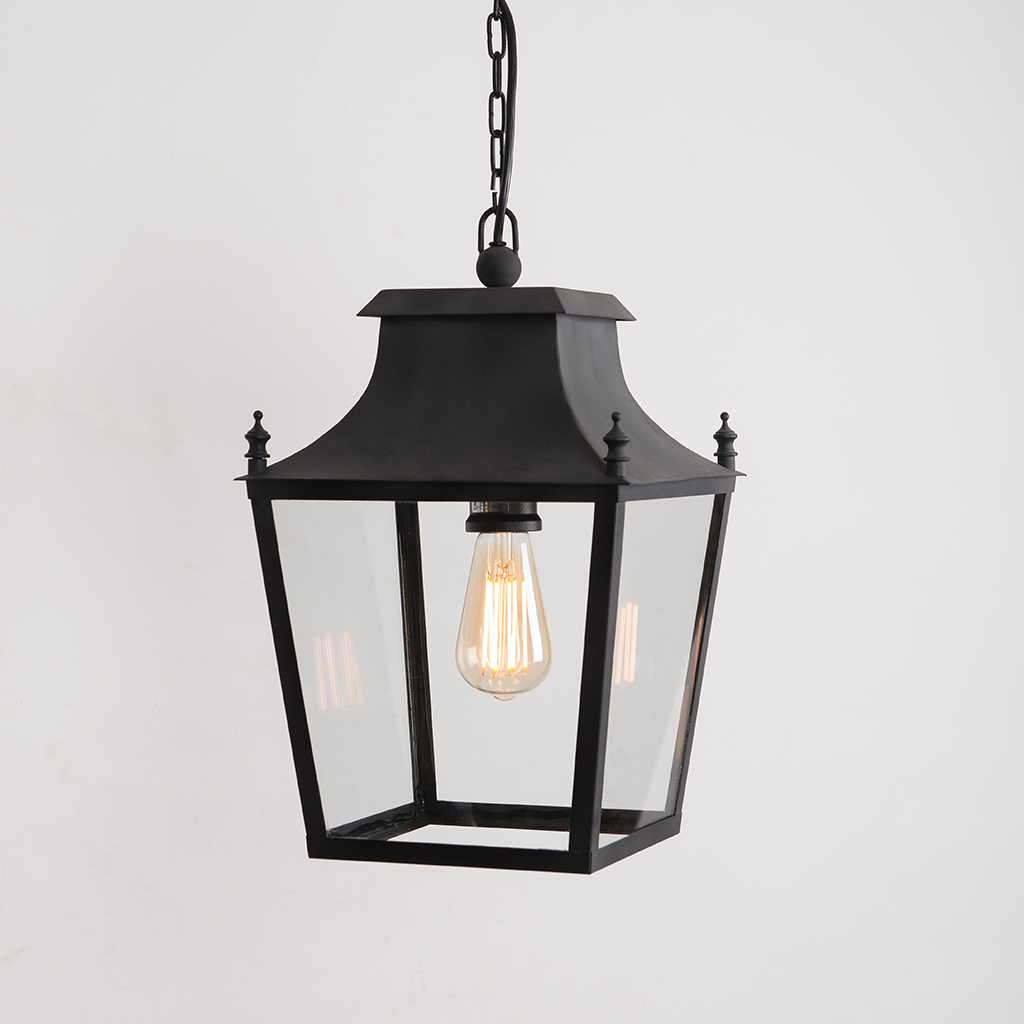 Black lantern light online pendant